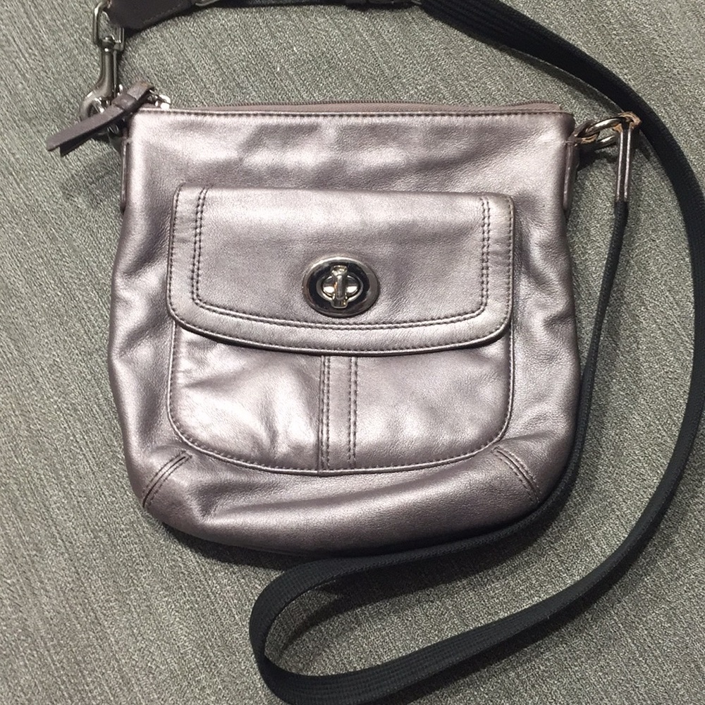 Pewter Crossbody Bag